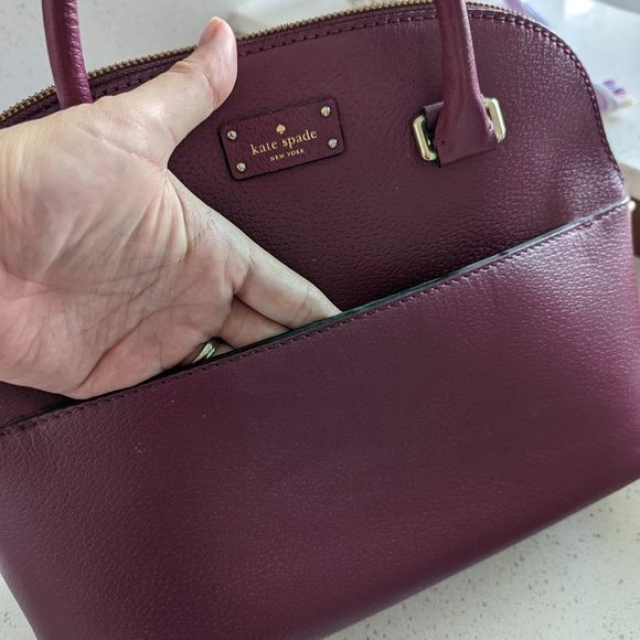 Kate Spade maroon purse - Picture 4 of 5